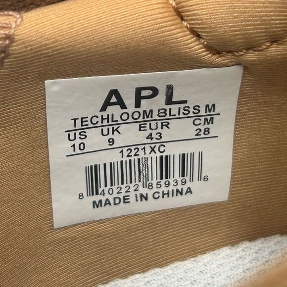 New in box APL Men's TechLoom Bliss Sandstone Size 10 - Picture 9 of 14